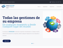 Tablet Screenshot of agalagestion.com